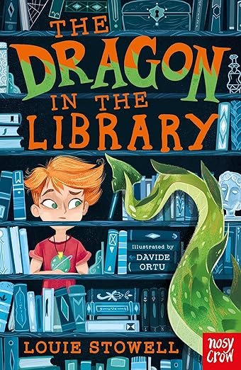 dragon in the library