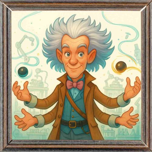 Mad professor childrens science fantasy