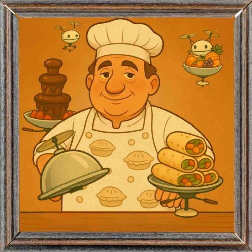 Chef Garibaldi is the chef at Quicksmiths where food is fantastical and fun