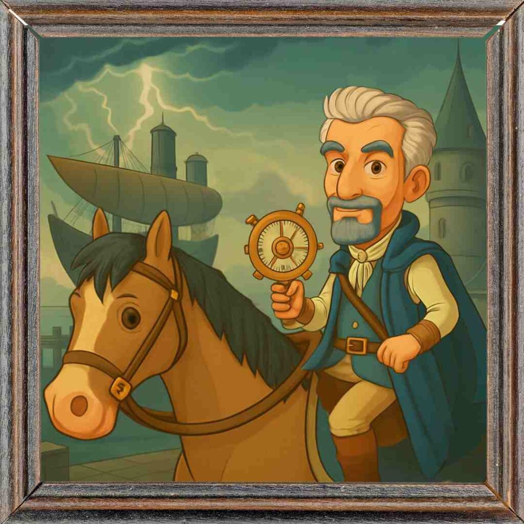 Solomon Grittleshank is an inventor in the Quicksmiths science fantasy books for kids